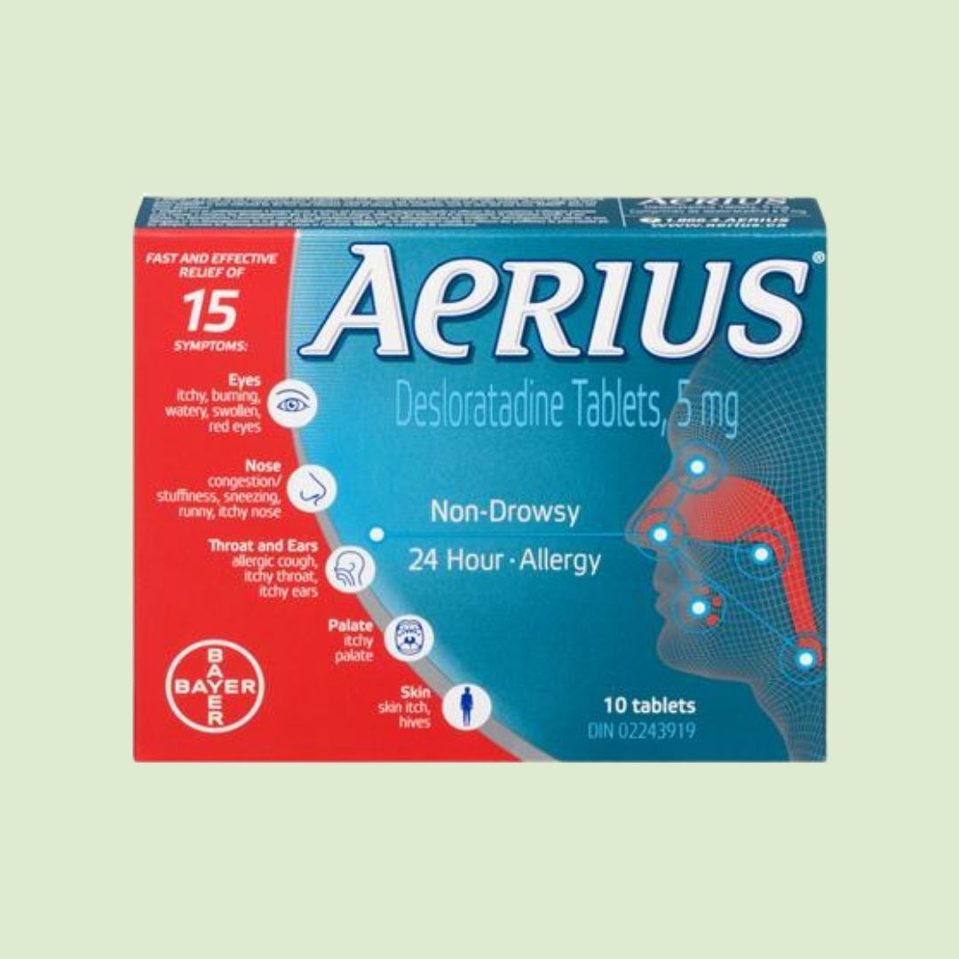 Aerius 5mg Allergy Relief - BiosenseClinic