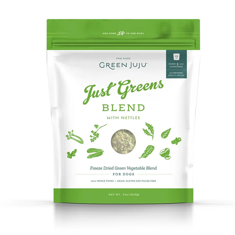 Green Juju - Freeze Dried Just Greens Blend 5.5 oz - biosenseclinic.ca