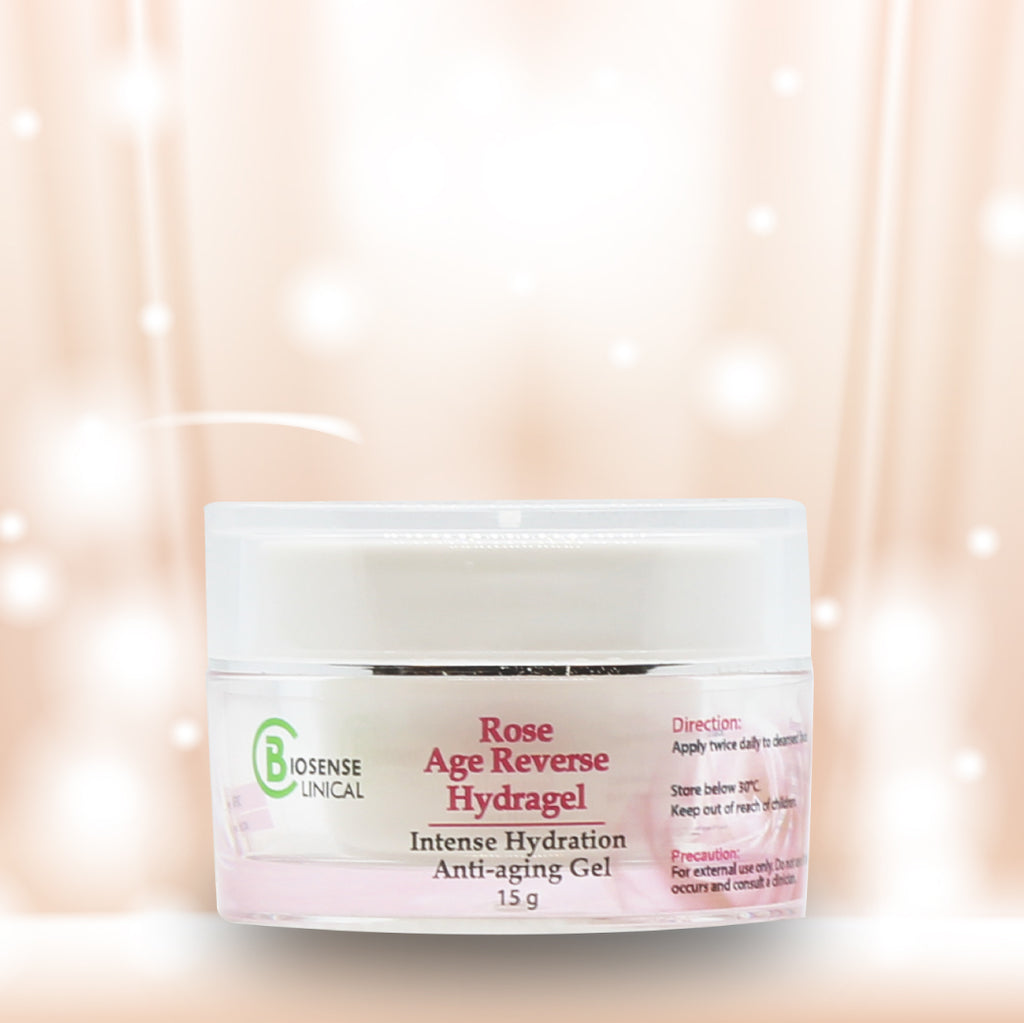 Rose Age Reverse HydraGel 15g - BiosenseClinic.ca