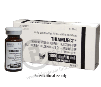 Buy Vitamin B1 Injection at BiosenseClinic.ca a Licensed Pharmacy   BiosenseClinic CA