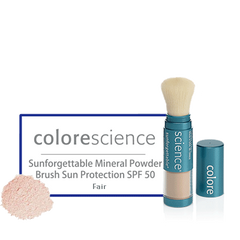 Colorescience Sunforgettable Mineral Powder Brush Sun Protection SPF 50 - 6 g - BiosenseClinic.ca