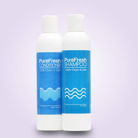 PureFresh Shampoo & Conditioner Combo Set - Cap 240ml x 2 - BiosenseClinic.ca
