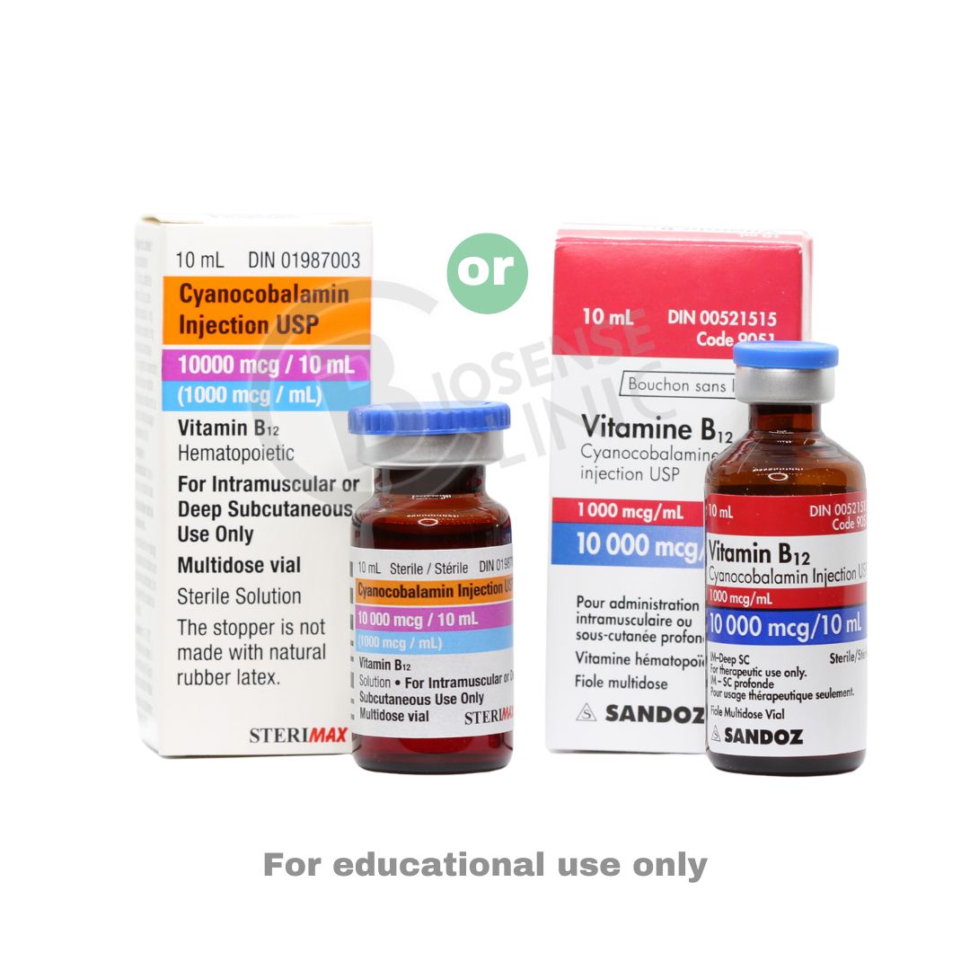 Vitamin B12 Injection (Multidose Vial) - BiosenseClinic.ca