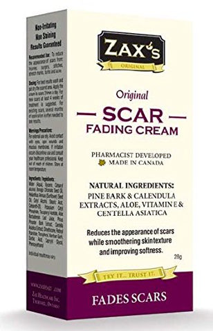 Zax’s Original Scar Fading Cream 28g - BiosenseClinic.ca