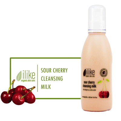 Ilike Cleansing Milk - Sour Cherry - BiosenseClinic.ca