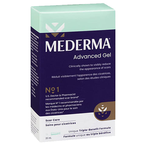 MEDERMA SCAR ADVANCED GEL 20ml - BiosenseClinic.ca