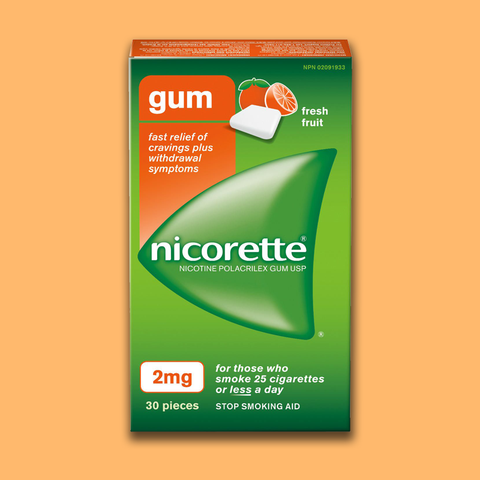 NICORETTE FRUIT FLAVOR GUM