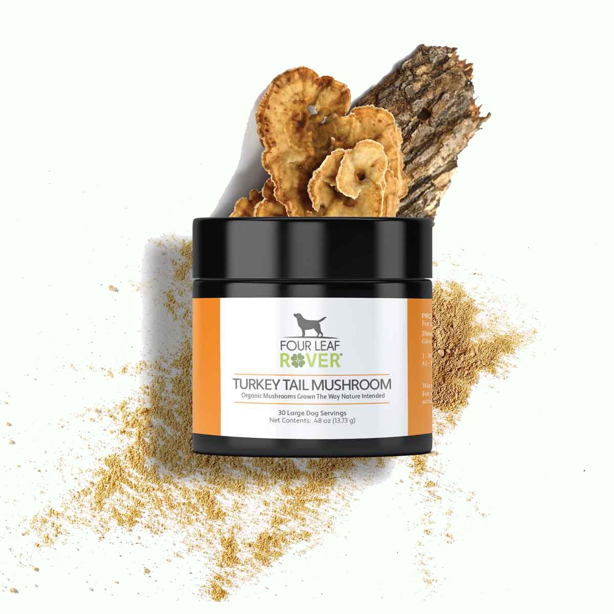 Four Leaf Rover Turkey Tail - Organic Mushroom Extract - biosenseclinic.ca