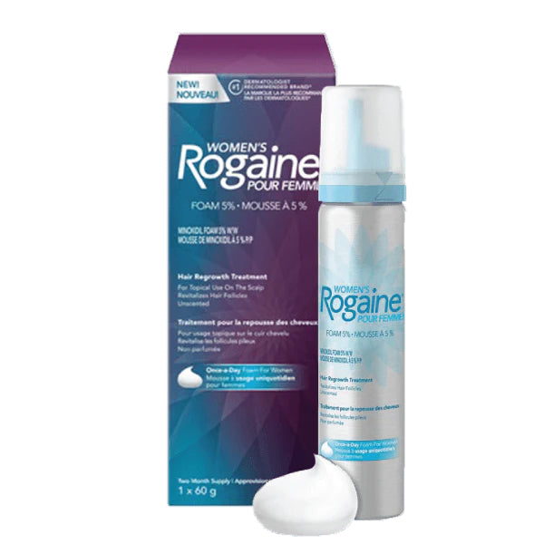 ROGAINE® Women’s Foam 60g - BiosenseClinic.ca