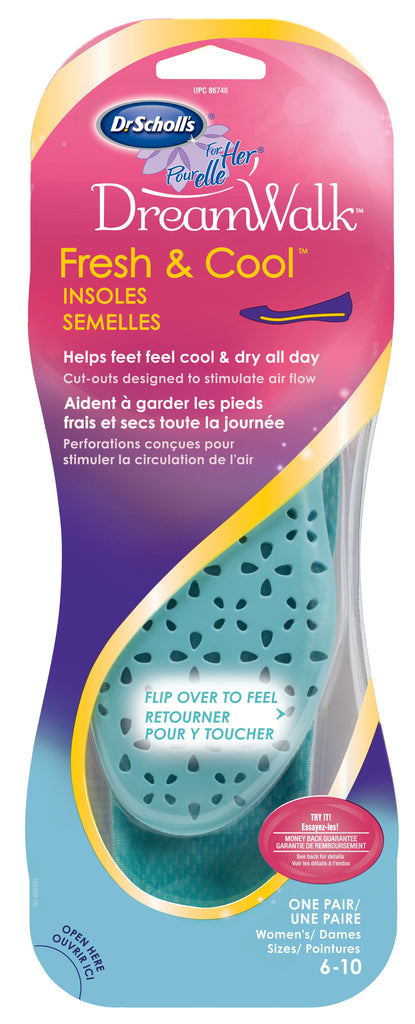 Dr.Scholl's For Her Fresh&cool Insoles 1s - BiosenseClinic.ca