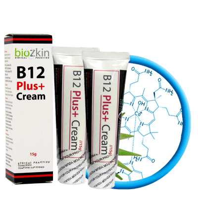 BioZkin B12 Plus+ Cream - BiosenseClinic.ca