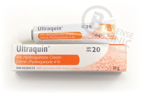 Ultraquin 4% - Cream w/sunblock SPF 20 - BiosenseClinic.ca