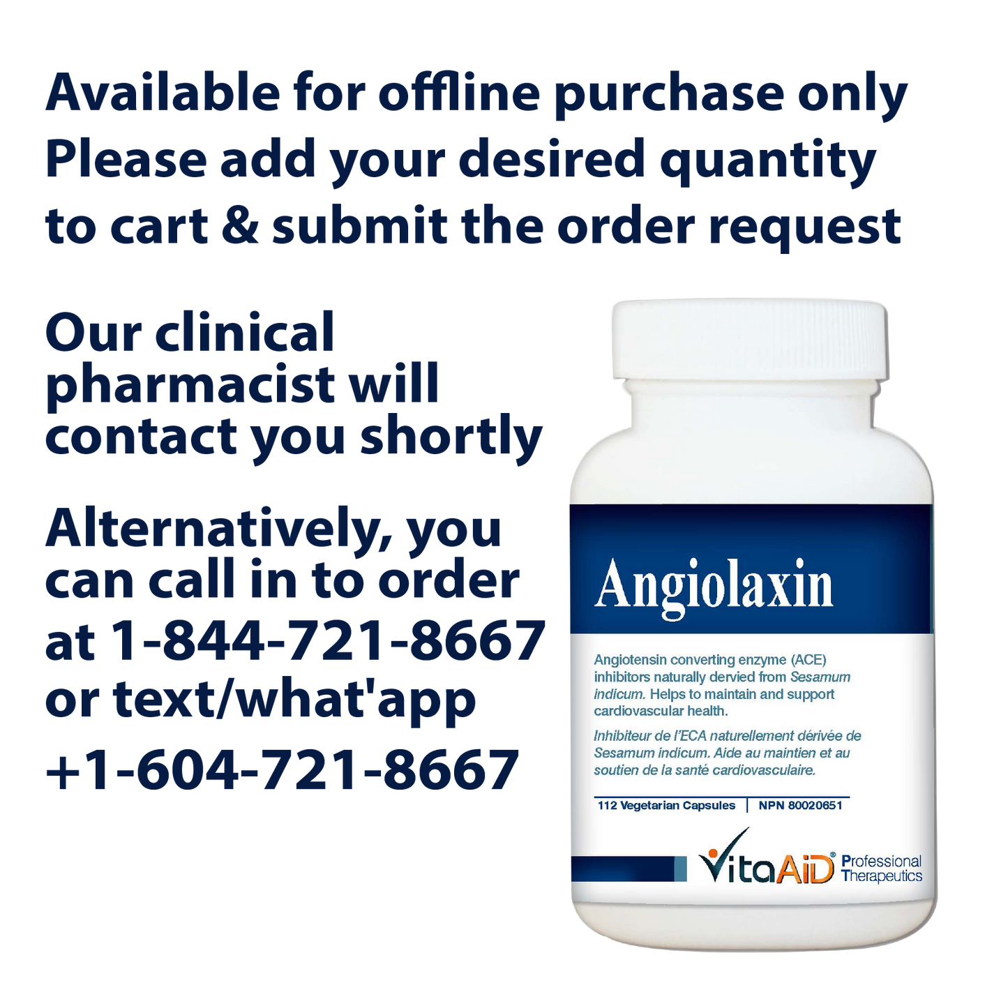 VitaAid Angiolaxin - BiosenseClinic.ca