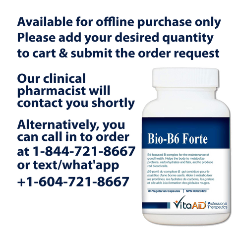 VitaAid Bio-B6 Forte - BiosenseClinic.ca