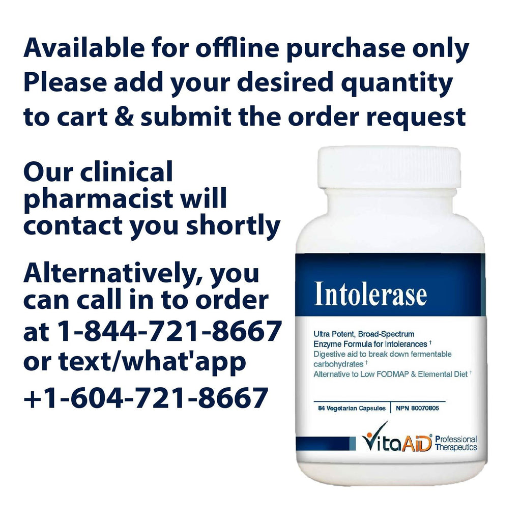 VitaAid Intolerase - BiosenseClinic.ca