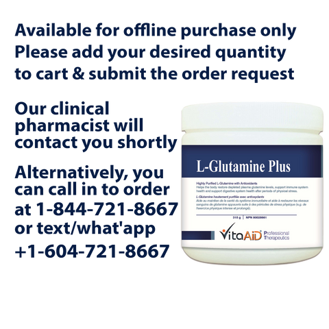 VitaAid L-Glutamine Plus - BiosenseClinic.ca