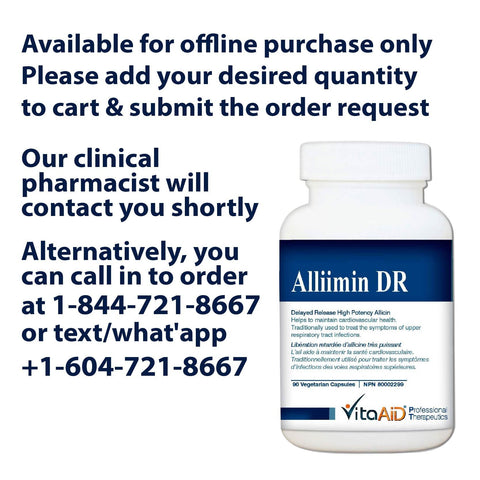 VitaAid Alliimin DR (Garlic Concentrate) - BiosenseClinic.ca