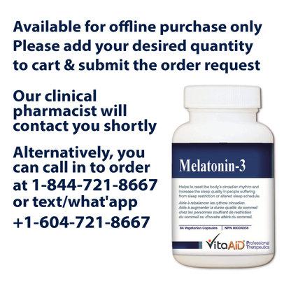 VitaAid Melatonin-3 - BiosenseClinic.ca