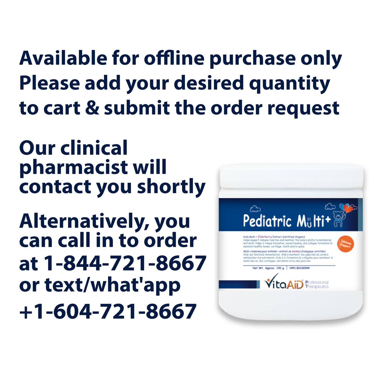 VitaAid Pediatric Multi+ - biosenseclinic.com